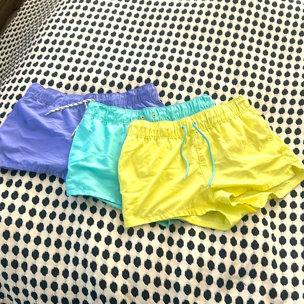 ASOS Men Swim Shorts 3 Pack (Pastel colors)